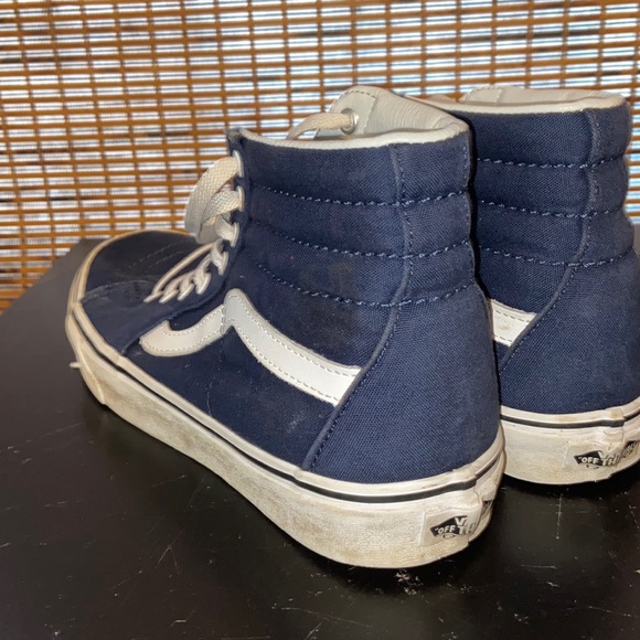 VANS SHOES - high top, navy blue - Picture 3 of 4